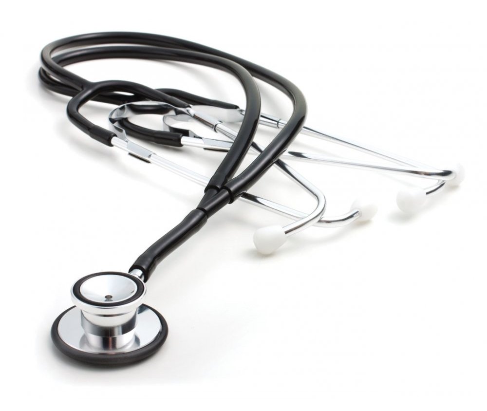 Stethoscope Teaching Dual Head Latex-Free Proscope™ Black by American Diagnostic Corporation  ID 671